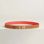 Flot belt buckle & Reversible leather strap 24 mm - Image 2
